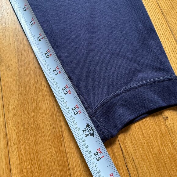 Patagonia Size M Blue Capilene Pull On Midweight Bottoms Baselayer Pants - Picture 7 of 13